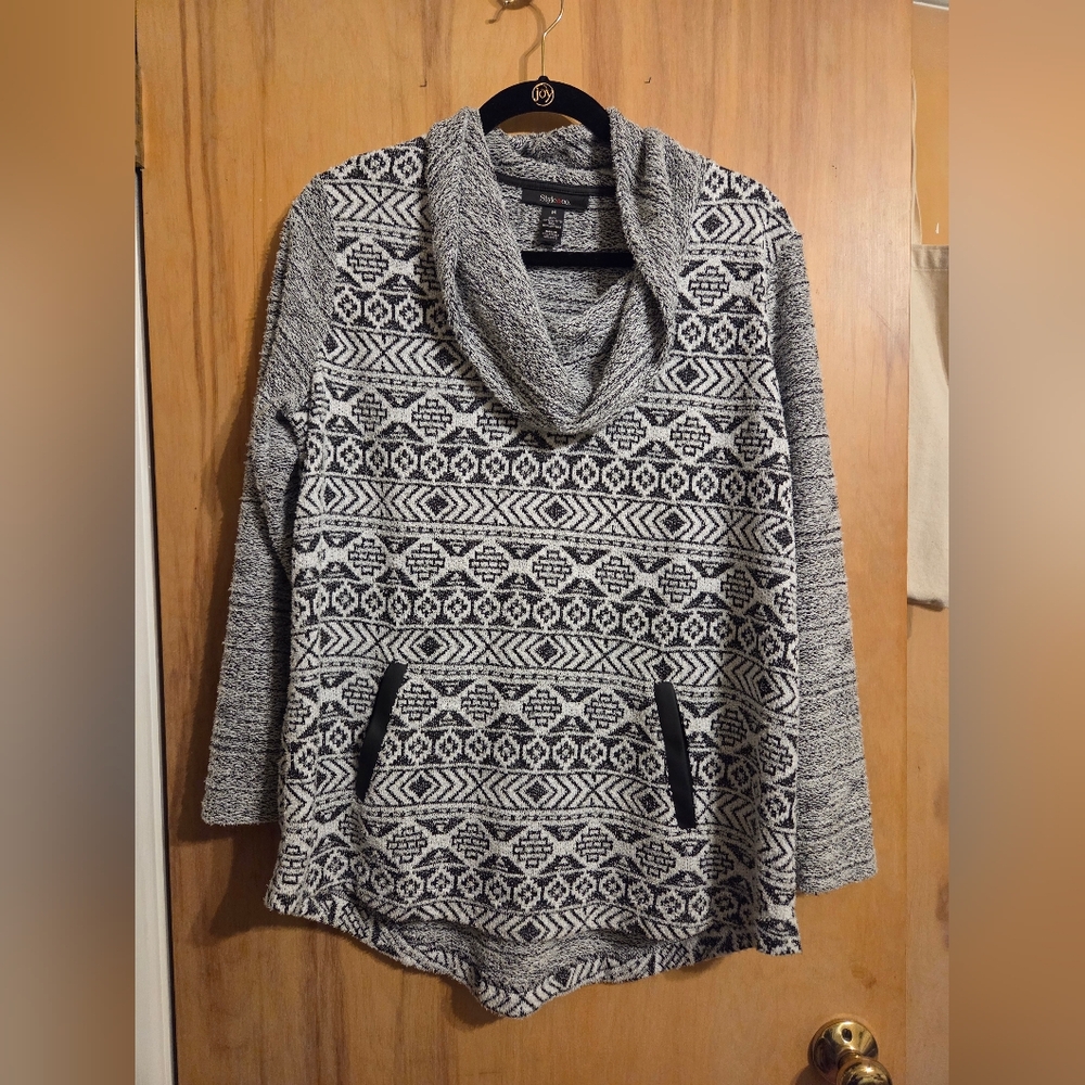 Soft Cowl Neck Sweater
